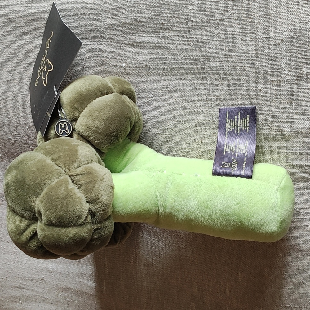 PETS: Plush Broccoli DOG TOY - Picture 7 of 9